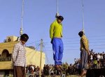 Three public executions in Shiraz, Iran, on 3 AUG 2014.jpg