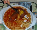 sausage, beans & chips 2.JPG