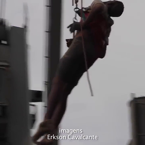 Man Carried By Crane.mp4